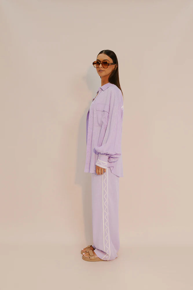 Zella Sparrow Shirt - Lilac