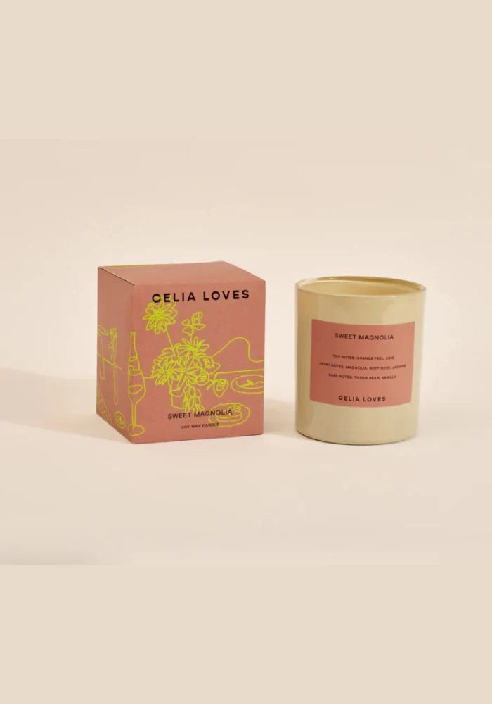 Celia Loves 80hr Candle - Sweet Magnolia