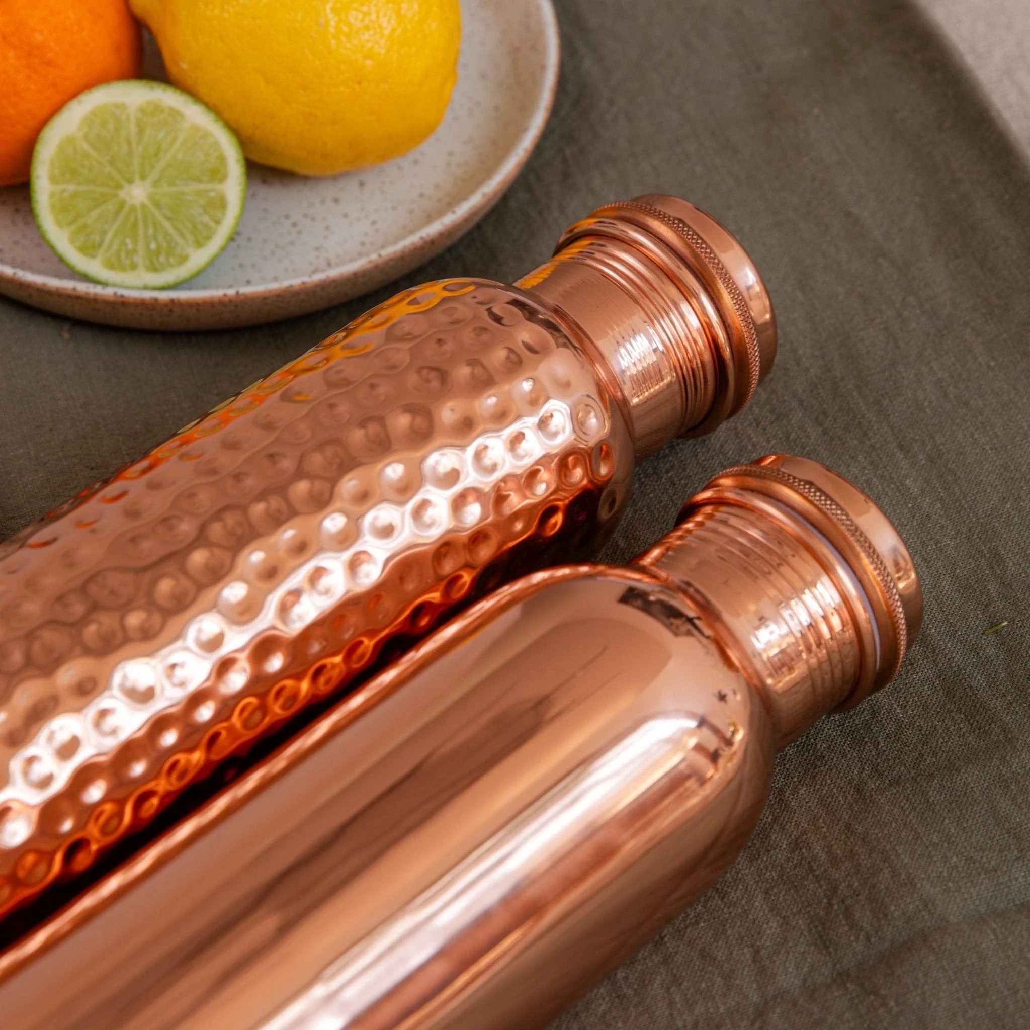 Copper Bottle - Hammered