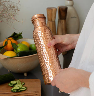 Copper Bottle - Hammered