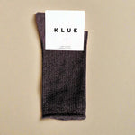 KLUE Glitter Lurex Socks - Chocolate Dark Brown