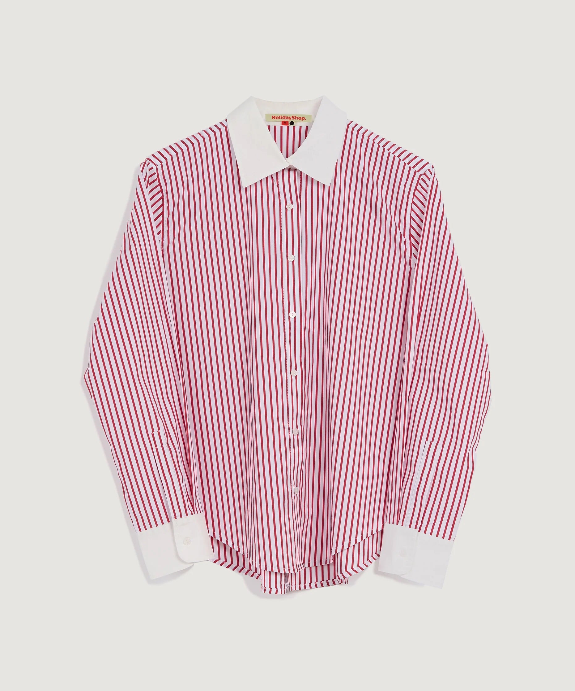 Cotton Shirt - Red Stripe