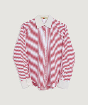 Cotton Shirt - Red Stripe