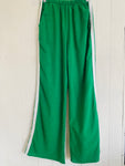 Green Racer With White Stripe Pant