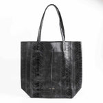 Maison Fanli Large Tote Bag - Black Snake Skin