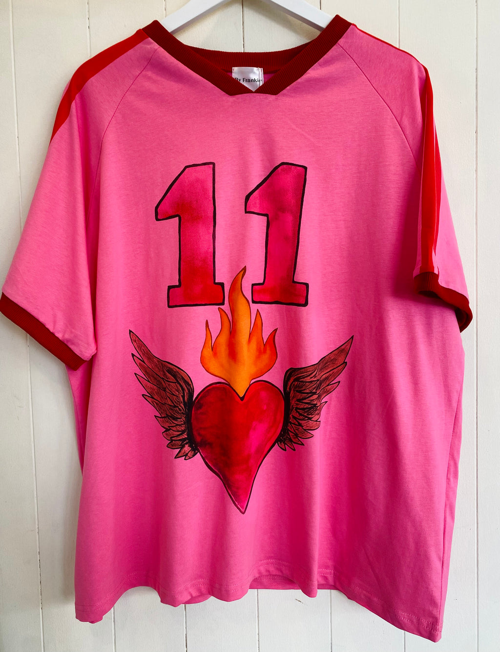 Pink 11 Jersey Tee