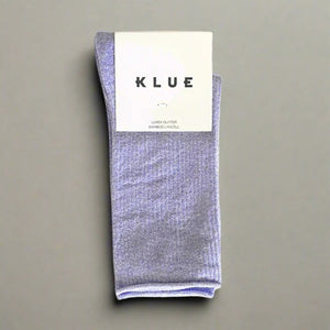 KLUE Glitter Lurex Socks - Lilac
