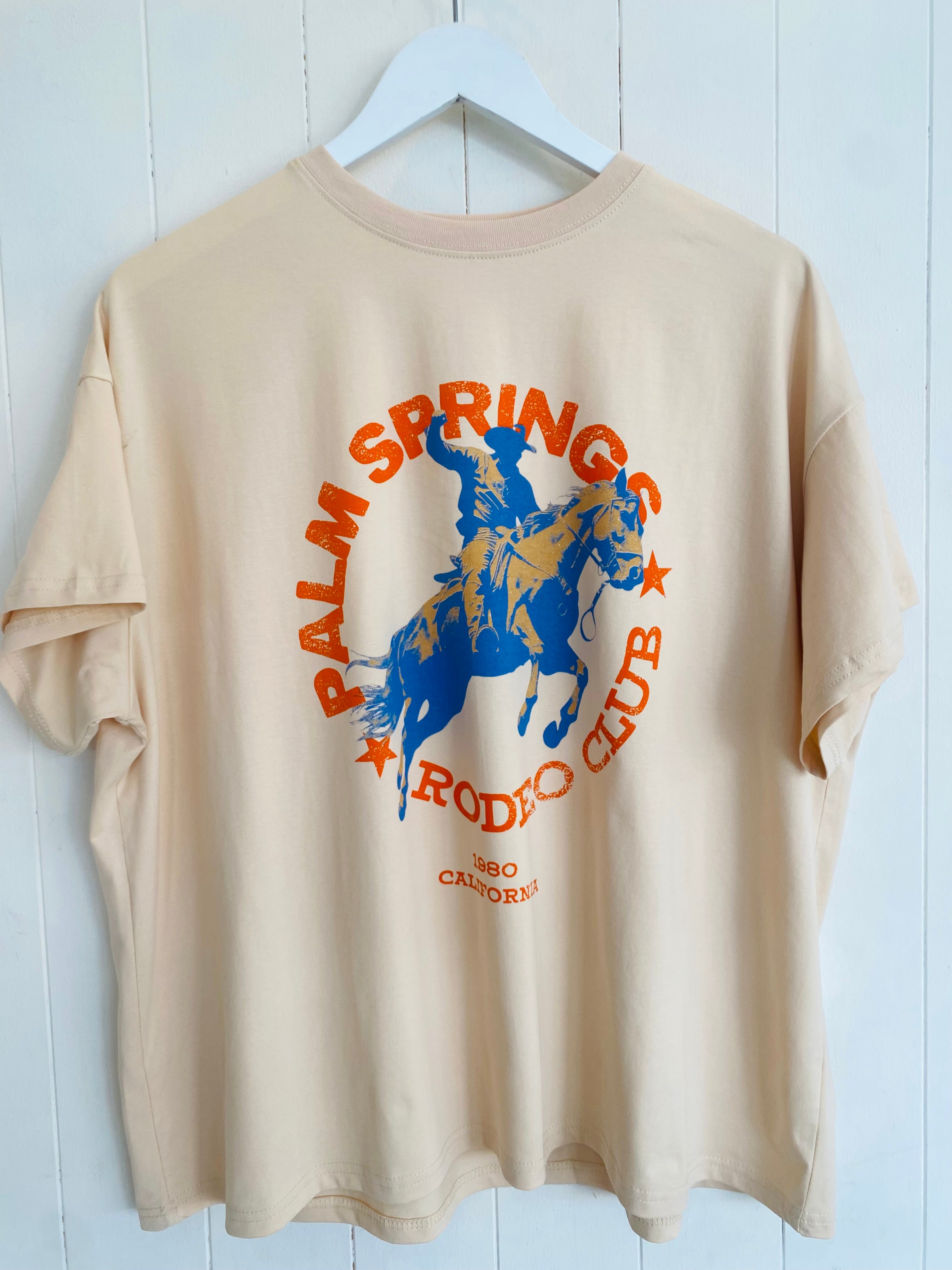 Palm Springs Rodeo T-Shirt Beige