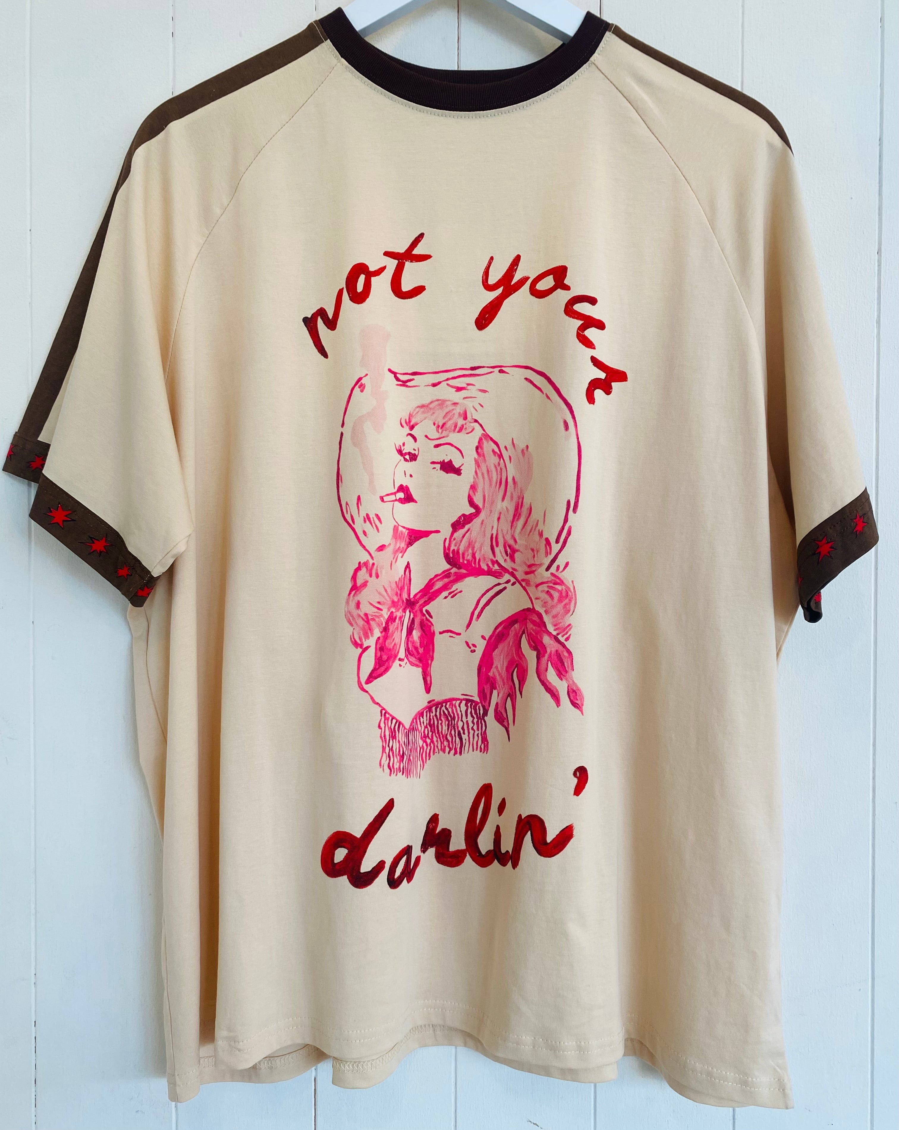 Not Your Darlin Tee Beige/Brown