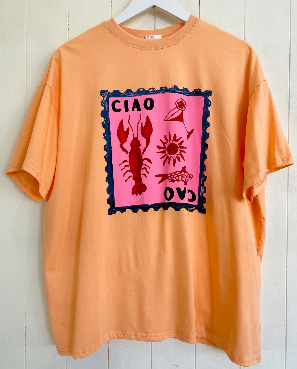 Ciao Ciao T-Shirt Peach