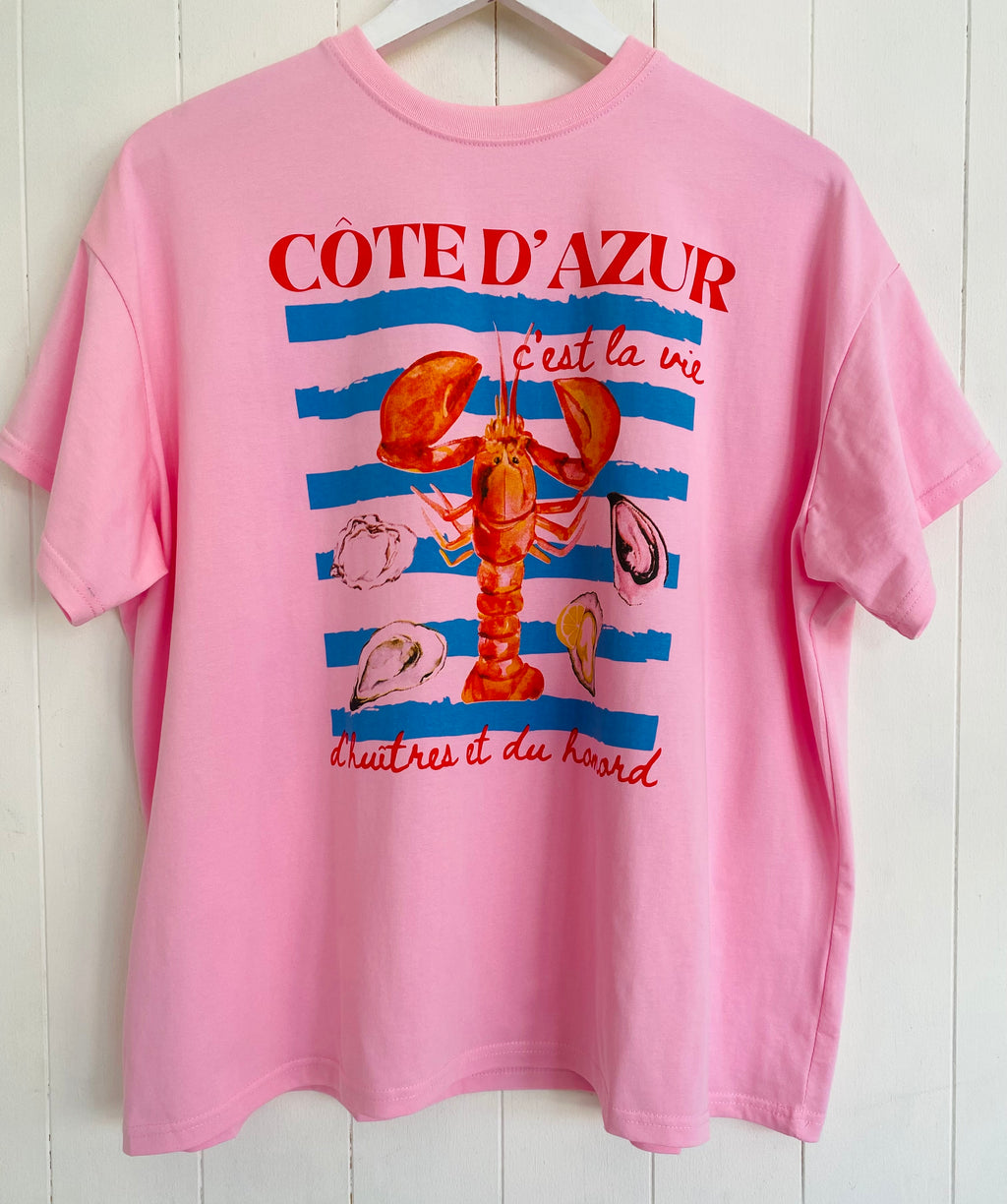 Cote D’Azur Lobster T-Shirt Pink