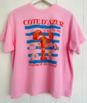 Cote D’Azur Lobster T-Shirt Pink