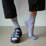 KLUE Glitter Lurex Socks - Lilac