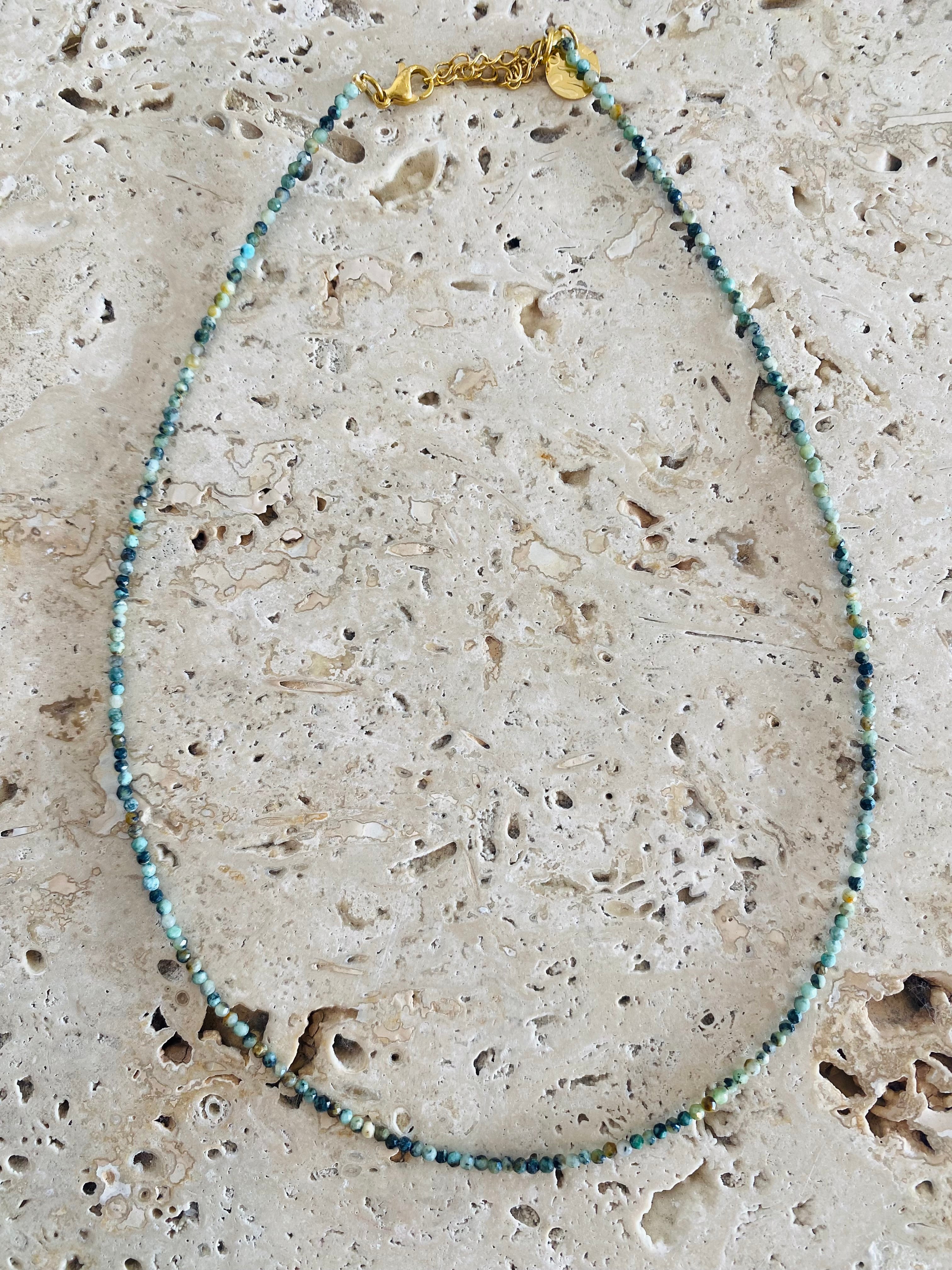 Semi Precious Necklace - African Turquoise
