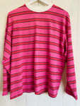 Pink/Red/Green Stripe Long Sleeve Jersey