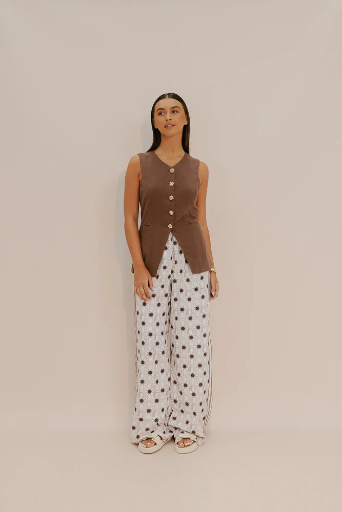 Zella Avery Pant- Sable Print