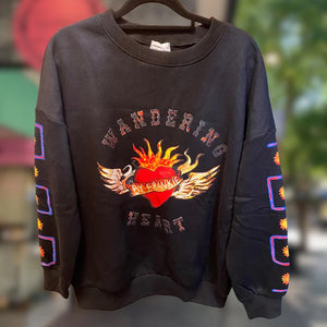 Wandering Heart Sweater Black