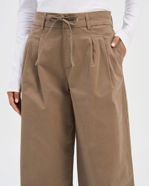 Liana High Waisted Pants - Walnut