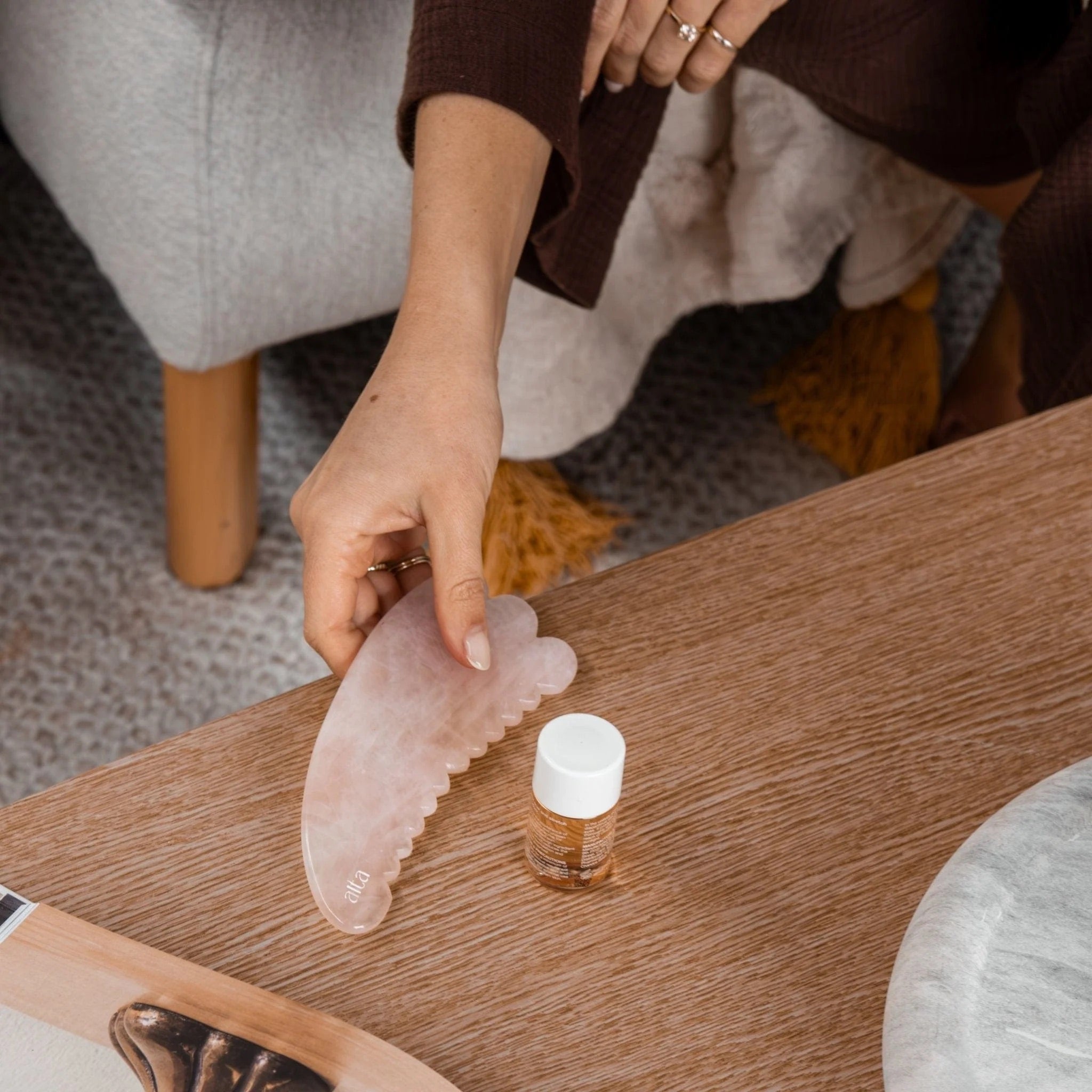 Rose Quartz Luxe Body Gua Sha
