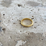 Saint Maïden Gold Crinkle Ring