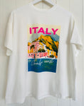 Italy Amalfi Coast T-Shirt White