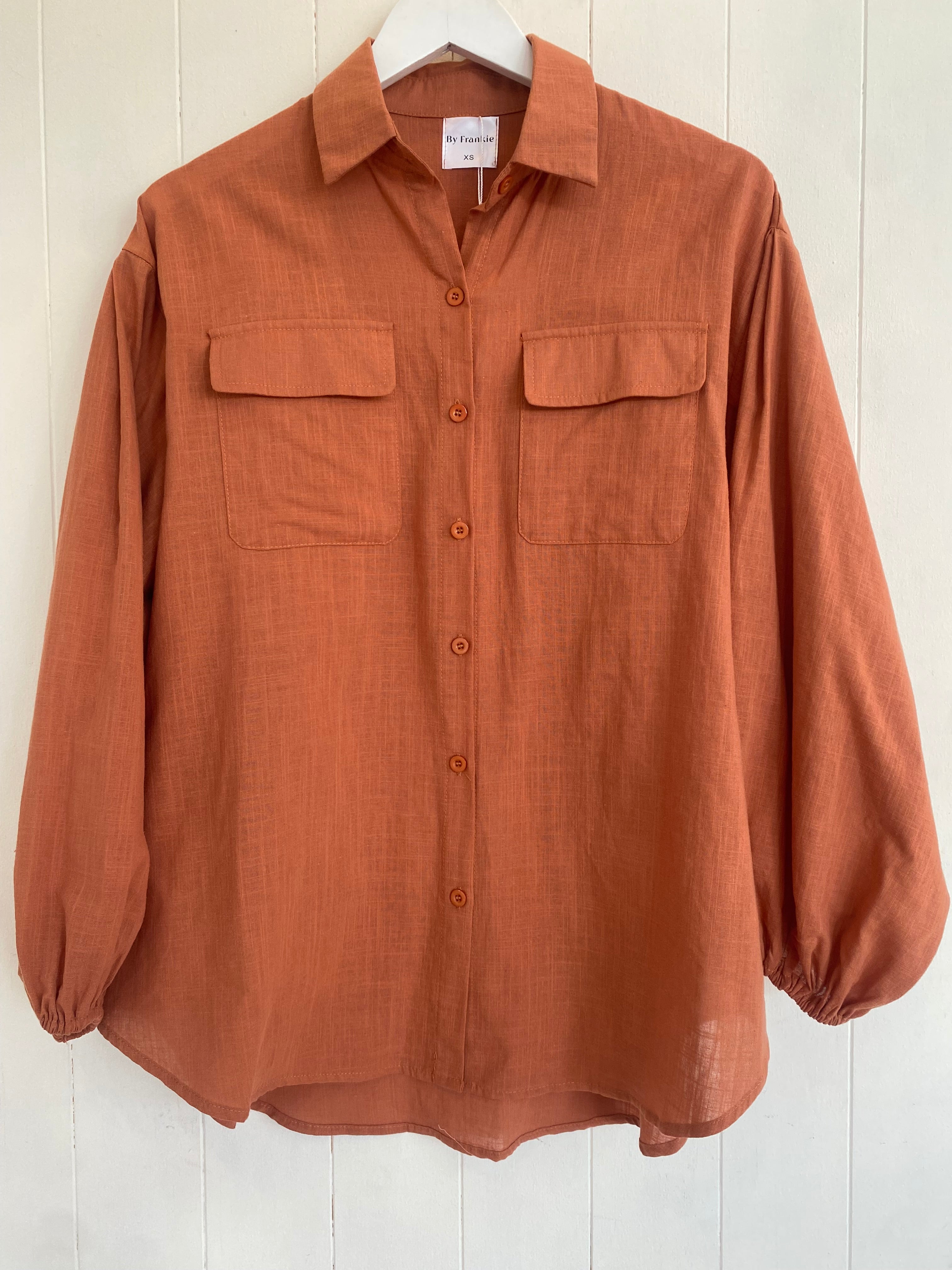 Rust Oversized Shirt