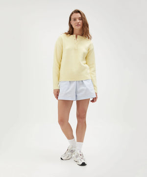 Buttoned Knit - Lemon