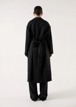 Bisk The Label Avalon Contrast Stitch Trench