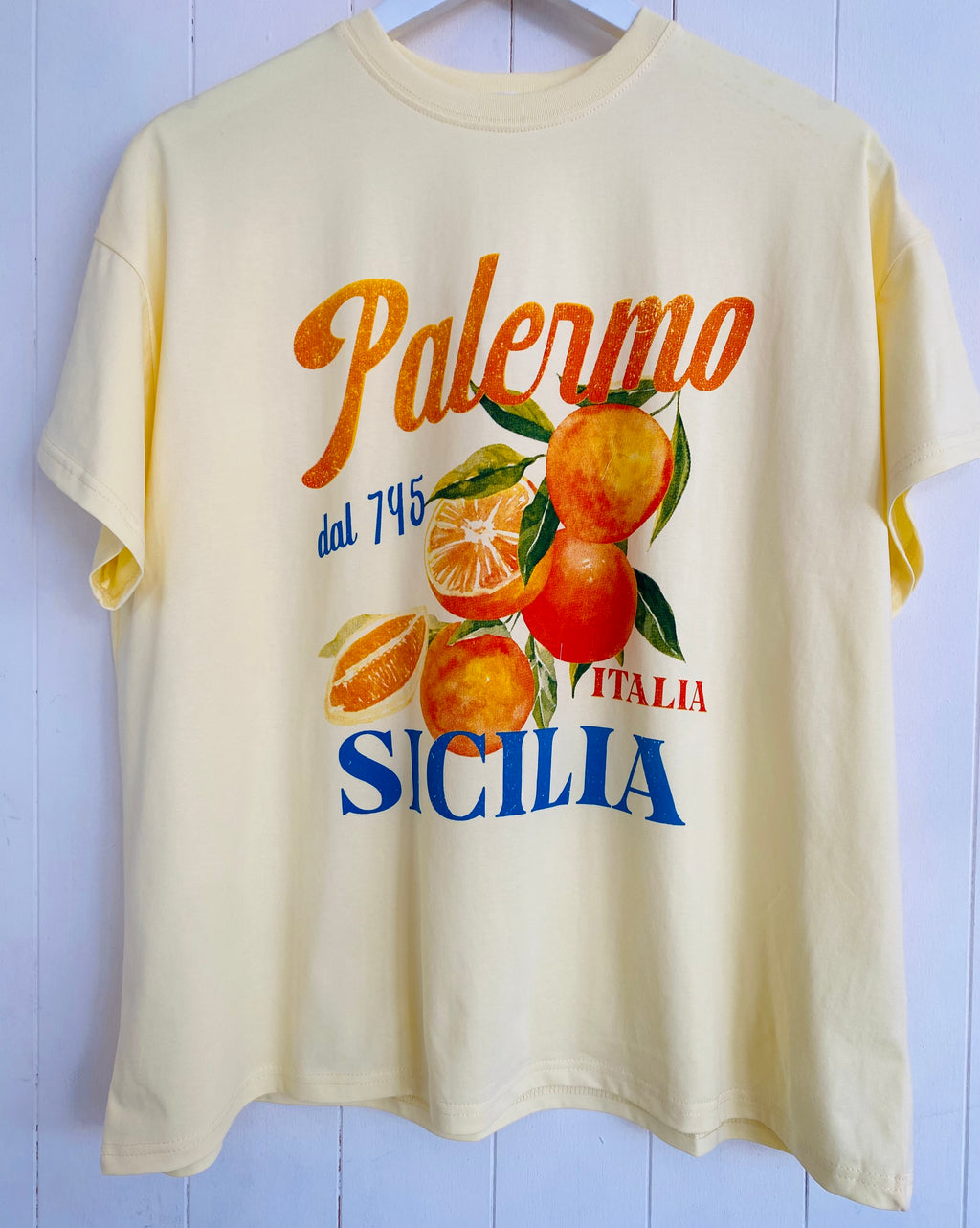 Palermo Sicilia T-Shirt Yellow