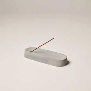 Ceramic Incense Holder - Cement