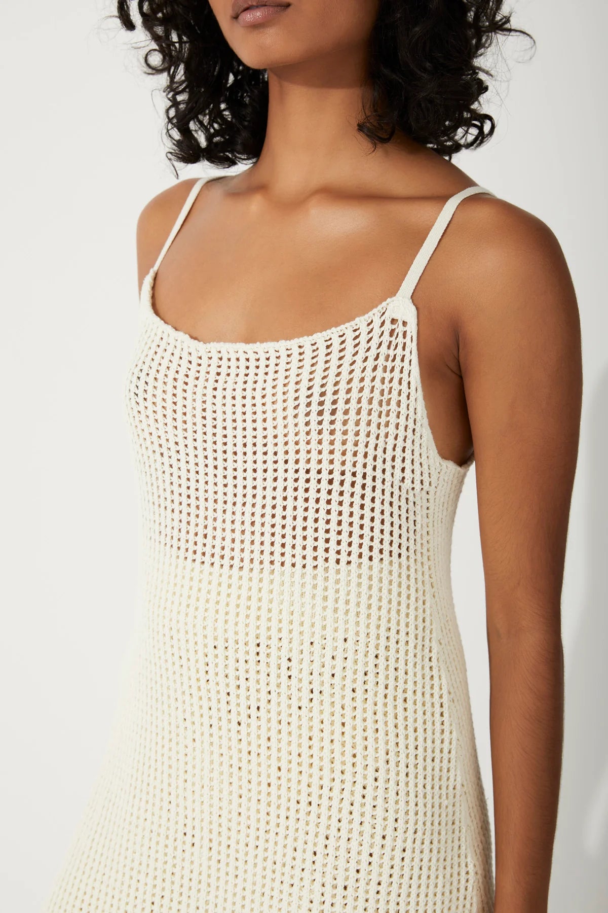 Zulu & Zephyr Milk Cotton Crochet Dress