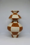 Jedda Clay Mushroom ceramic vase caramel
