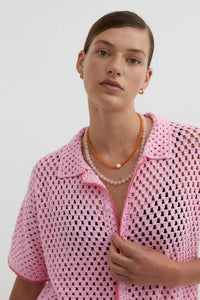 Blanca Connie Knit Shirt Pink